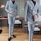 Double-breasted Two-piece Suit