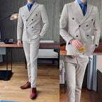 Double-breasted Two-piece Suit