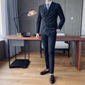 Double-breasted Two-piece Suit