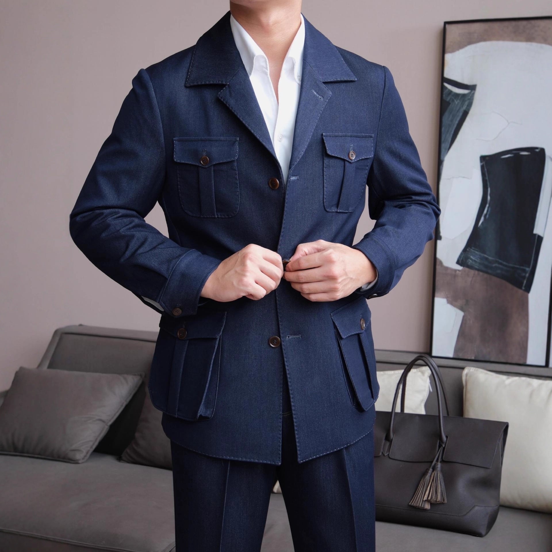 Hunting-style Business Jacket