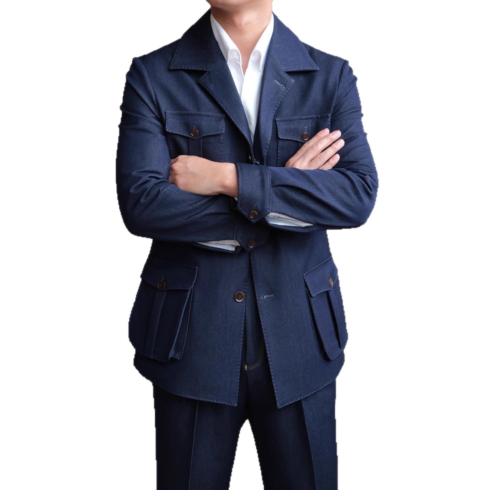 Hunting-style Business Jacket