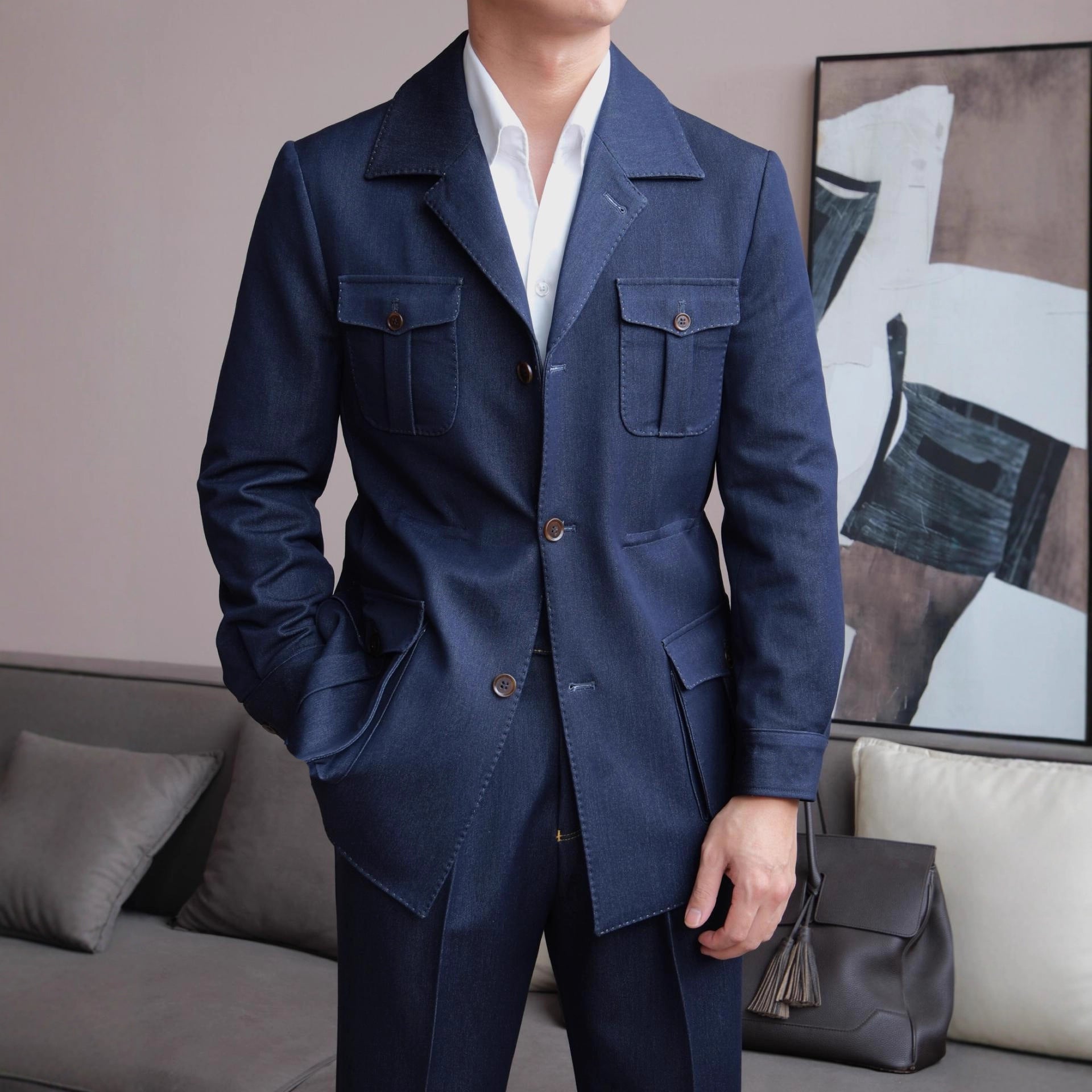 Hunting-style Business Jacket