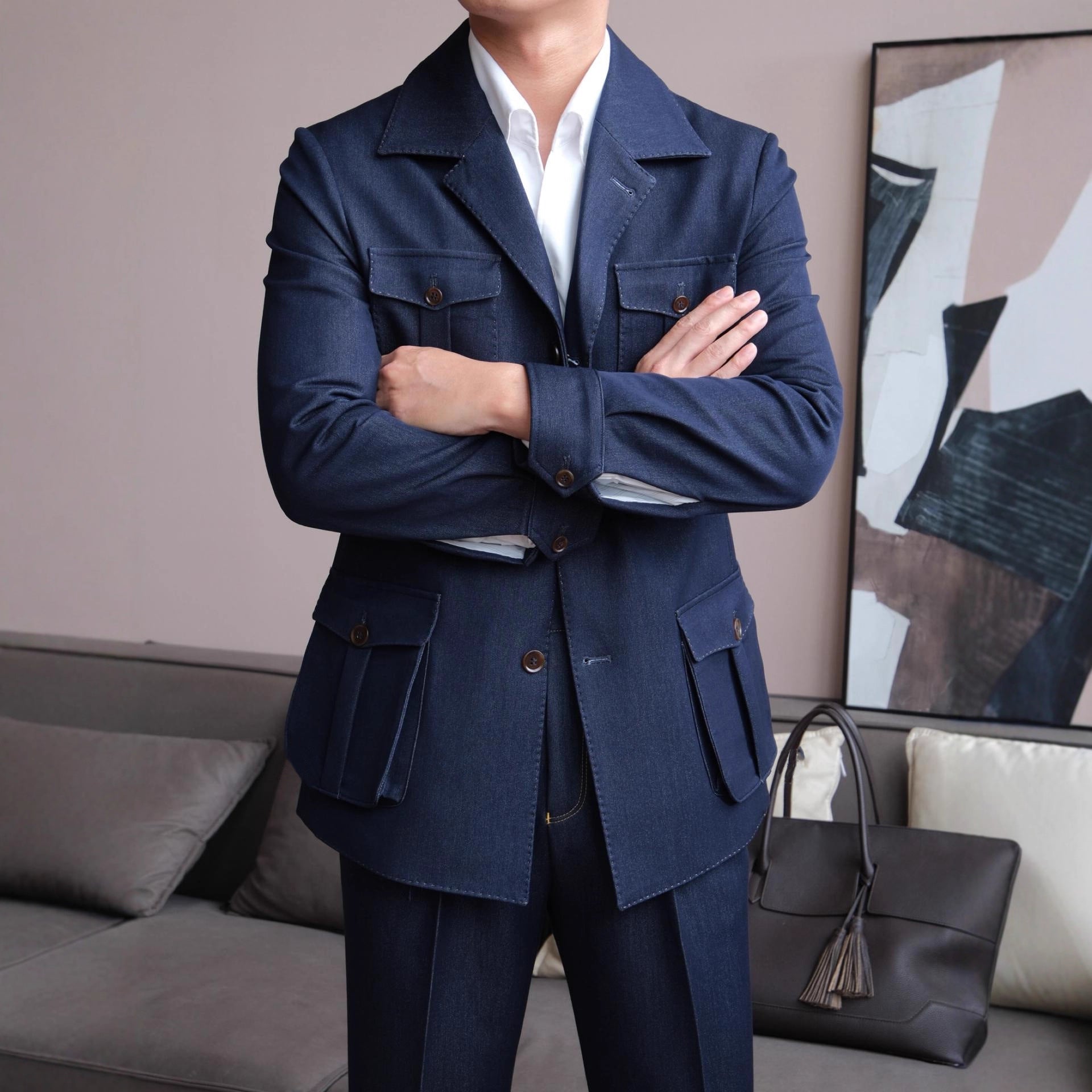 Hunting-style Business Jacket
